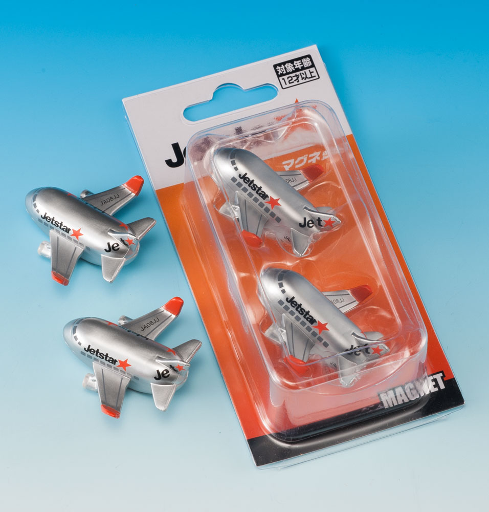 楽天市場】丸彰 ひこうきマグネットセット ジェットスター | 価格比較