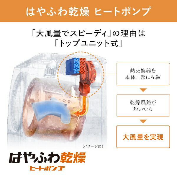 Panasonic ドラム式洗濯乾燥機 NA-LX127BL-W