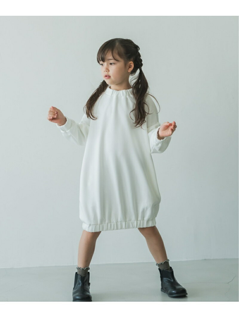 ダンボールニットコクーンシルエットワンピース