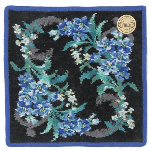 FEILER エーデルブラウ ハンカチタオル シュニール織