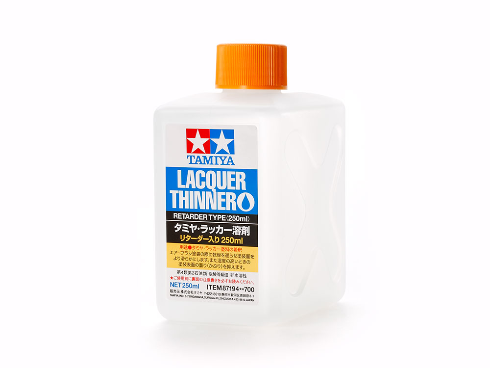 タミヤ・ラッカー溶剤 リターダー入り 250ml タミヤ