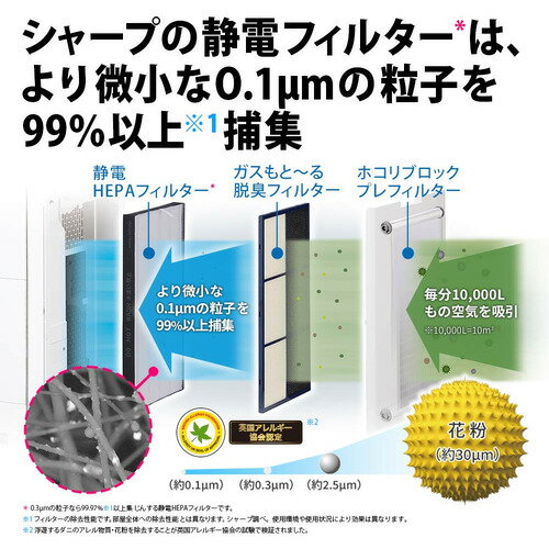 SHARP 加湿空気清浄機 KI-RX100-W