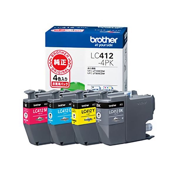 brother インクカートリッジ LC412-4PK