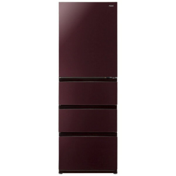 AQUA 冷蔵庫 クリアモカブラウン 368L AQR-VZ37N(T)