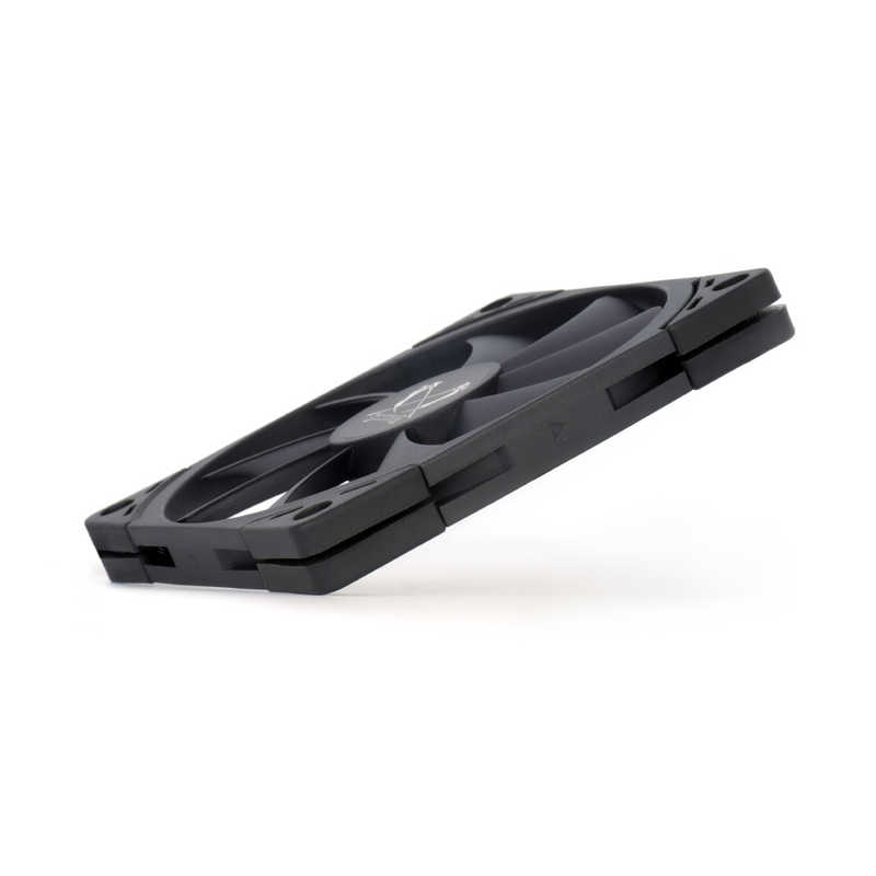 サイズ 薄型 120mmケースファン ブラック KFS1215FD18-P