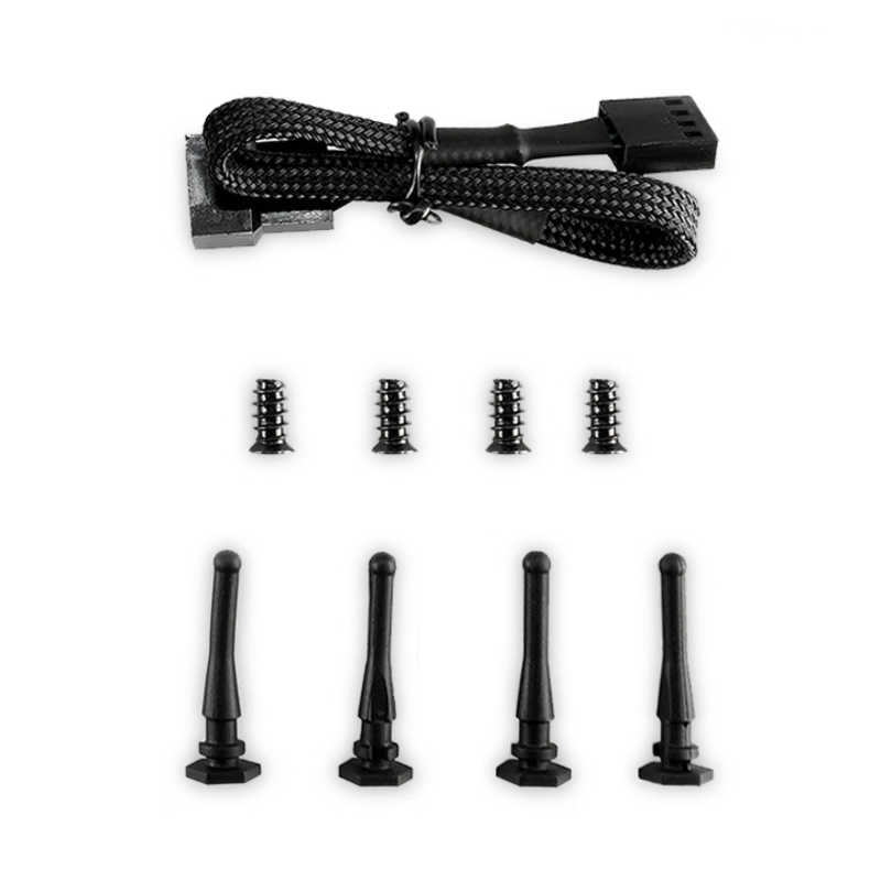 サイズ 薄型 120mmケースファン ブラック KFS1215FD18-P