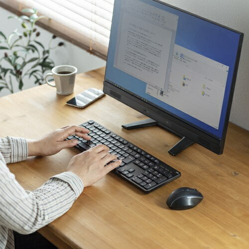 SANWA SUPPLY ワイヤレス静音キーボード SKB-WL37BK