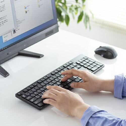 SANWA SUPPLY ワイヤレス静音キーボード SKB-WL37BK