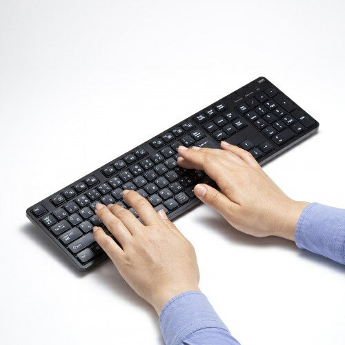 SANWA SUPPLY ワイヤレス静音キーボード SKB-WL37BK