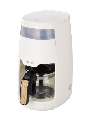 ラドンナ NEUTRAL コーヒーメーカー ドリップ式 5杯用 650ml メッシュフィルター 蒸らし機能搭載 ホワイト NR-K-CM2-WH
