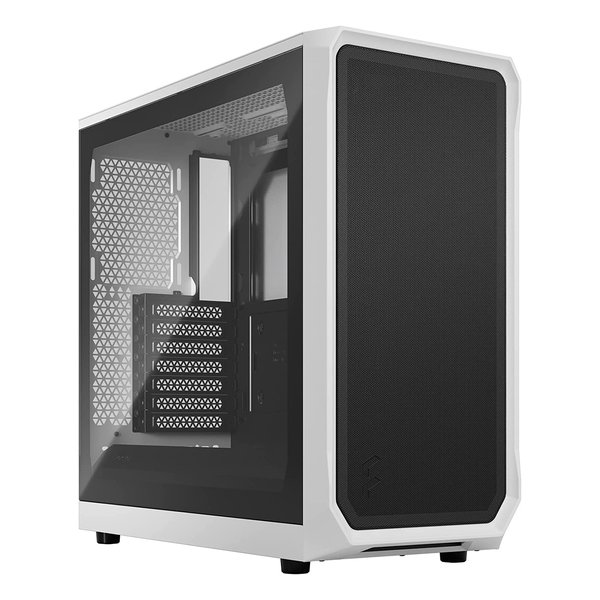 FRACTAL DESIGN フラクタルデザイン PCケース ATX /Micro /Mini-ITX Focus 2 White TG Clear Tint ホワイト FD-C-FOC2A-02