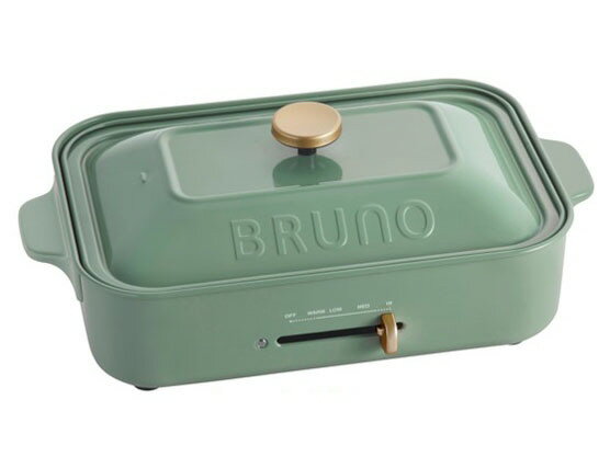 BRUNO コンパクトホットプレート グリーングレー BOE021-GGY 楽天市場】BRUNO BRUNO コンパクトホットプレート グリーン