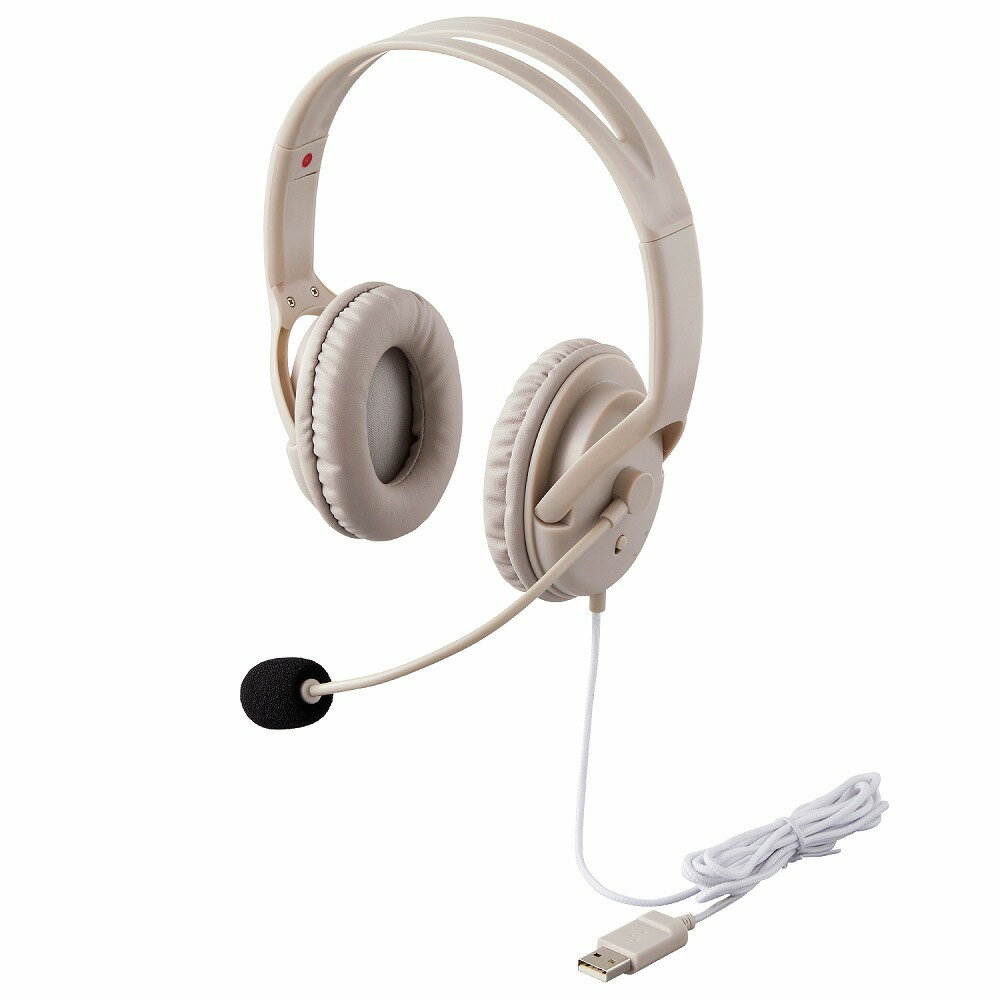 PLUS シュウチュウできる 大型ヘッドセット TW-HS001 グレー