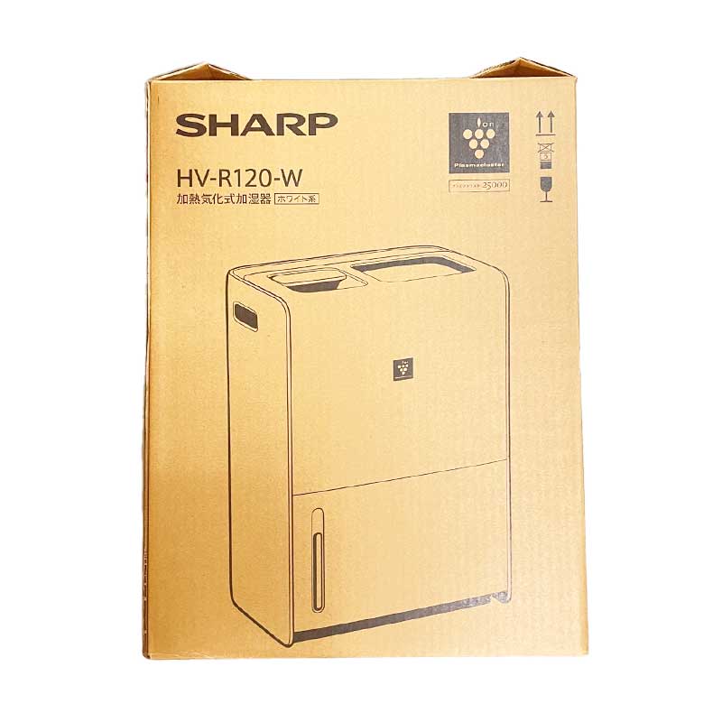 SHARP HV-L75-W加熱気化式加湿機　プラズマクラスター 楽天市場】シャープ SHARP プラズマクラスター ハイブリッド加湿