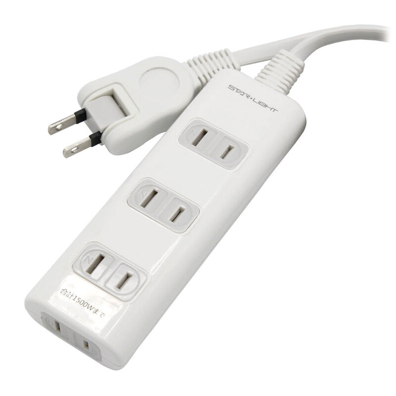 STAR LIGHT テーブルタップ The Try 4個口 3m SK-JP403W