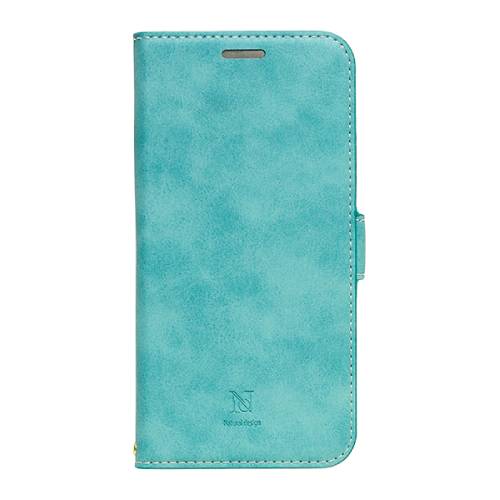 ナチュラルデザイン｜NATURAL design iPhone 14 Plus 6.7インチ StykeNatural 革風手帳型ケース Style Natural Turquoise ターコイズ iP22-67-VS08