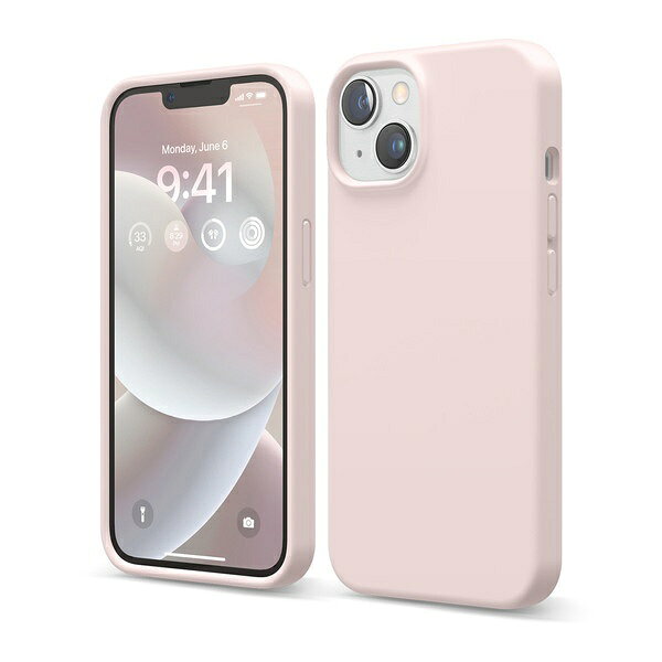 ELAGO｜エラゴ iPhone 14 6.1インチ ケースelago SILICONE CASE for 2022 6.1inch 2Lens Lovely Pink EL-INNCSSCS3-LP