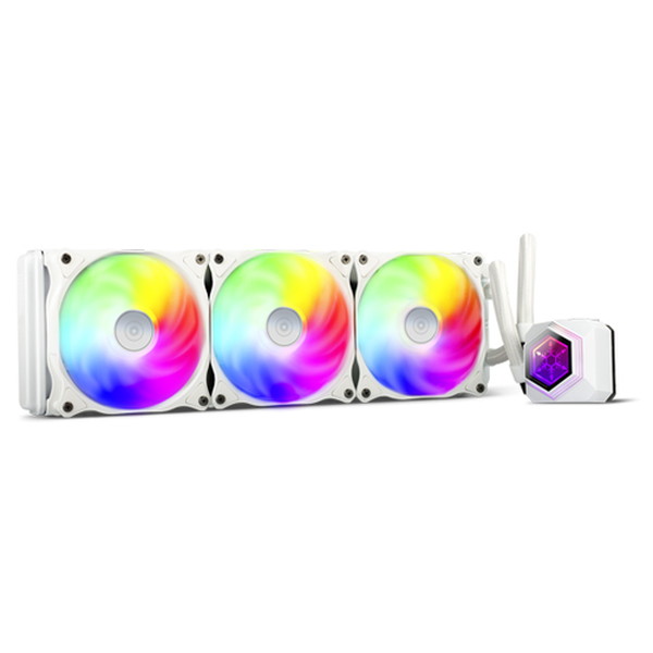Silver Stone 水冷CPUクーラー 120mmファンx3 LGA115X/1200/1700/1851/2011/2066・AM4/AM5 PF360W-ARGB ホワイト SST-PF360W-ARGB-V2
