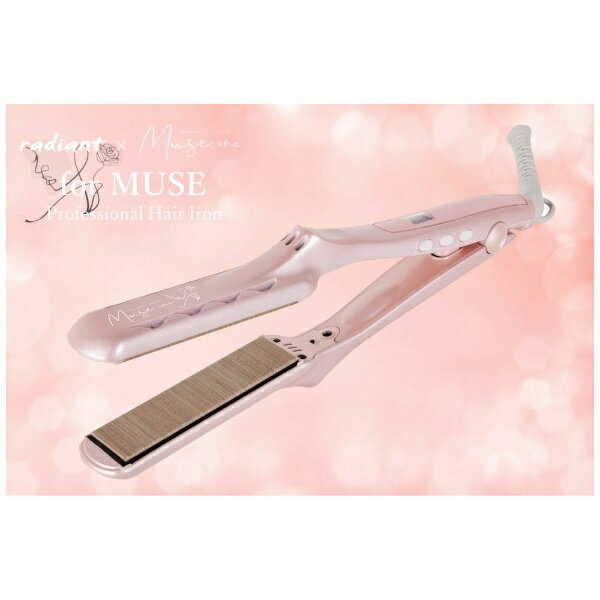 B next ヘアアイロン シルクプレート radiant ピンク LM125MUSE