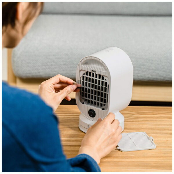 plus+more セラミックファンヒーター MO-WA004-WH