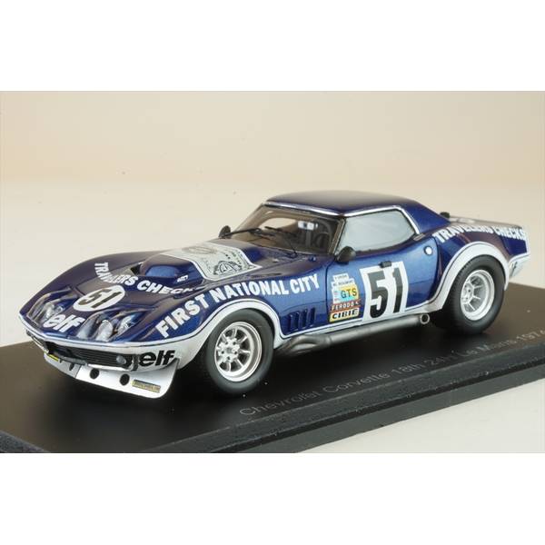 楽天市場】スパーク 1/43 Chevrolet Corvette C3 No.51 18th 24H Le