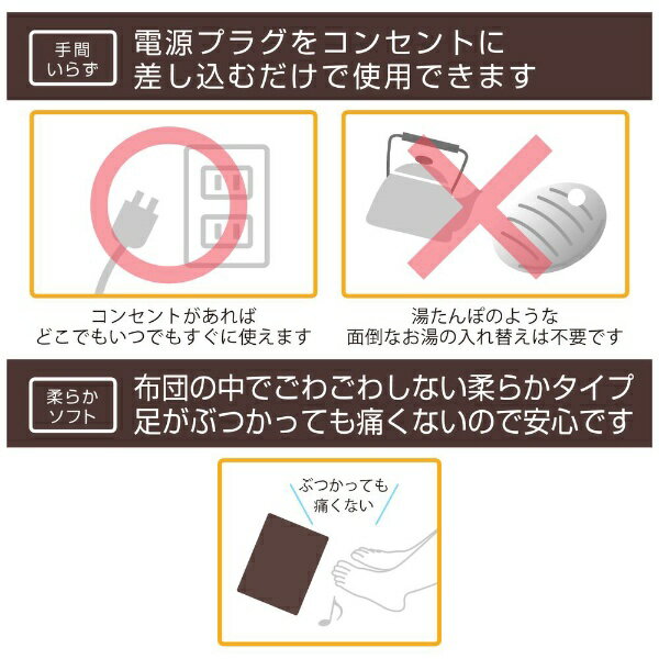 広電 ソフトあんか ブラウン VWF152H-B(1台)