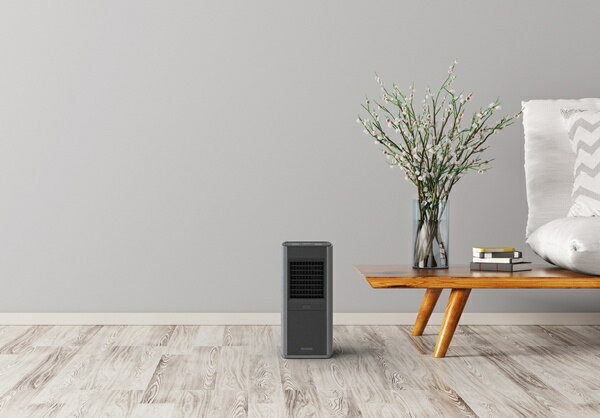 IRIS スリムセラミックファンヒーター人感センサー ACH-SM12A-H