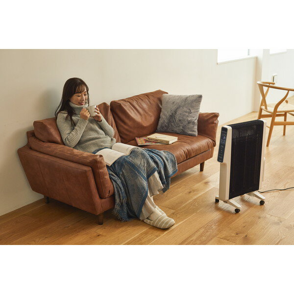 遠赤軽量ヒーター かるポカ ホワイト SN-M351(W)(1台)