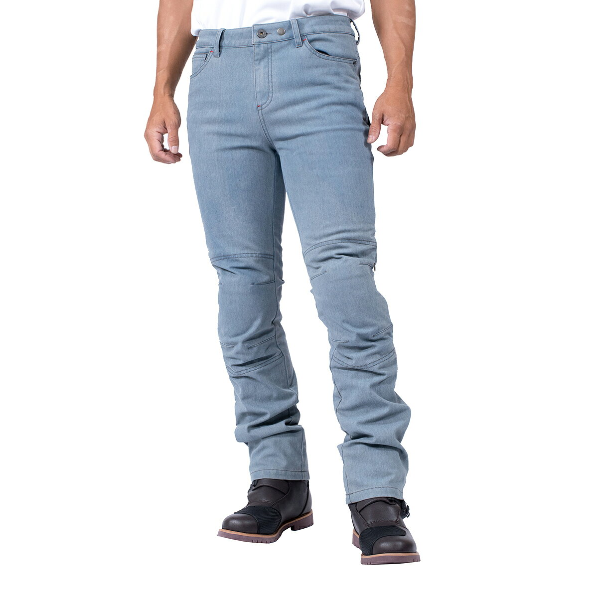 コミネ Komine パンツ WJ-927R プロテクトウインドプルーフウォームジーンズ レディース Washed Indigo WL
