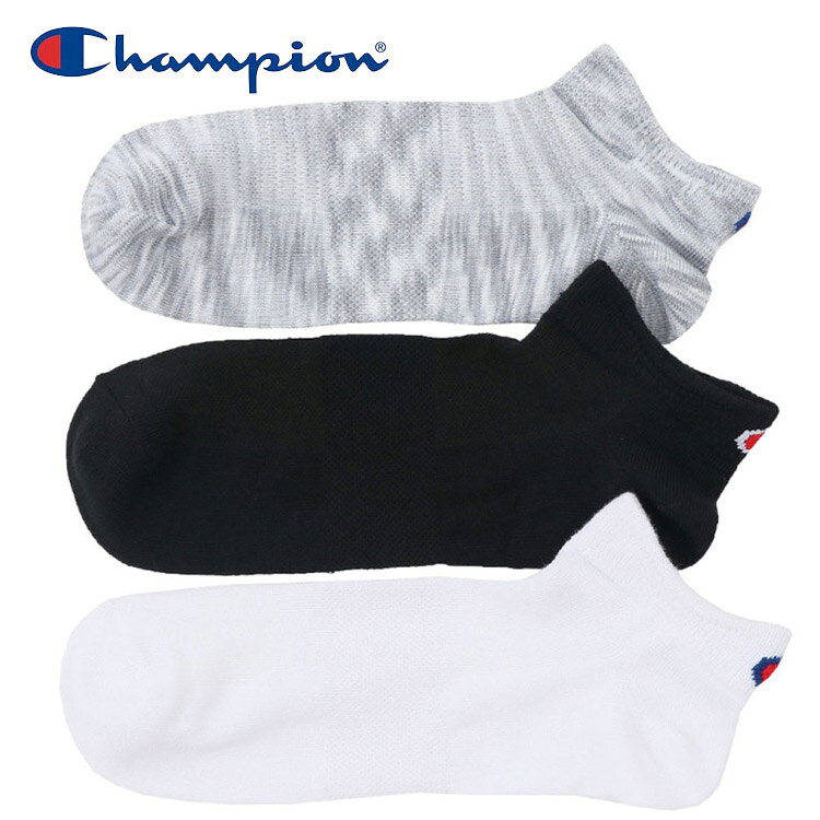 Champion チャンピオン マルチSP 3足組 スニーカーインソックス メッシュ CMSCS401-902