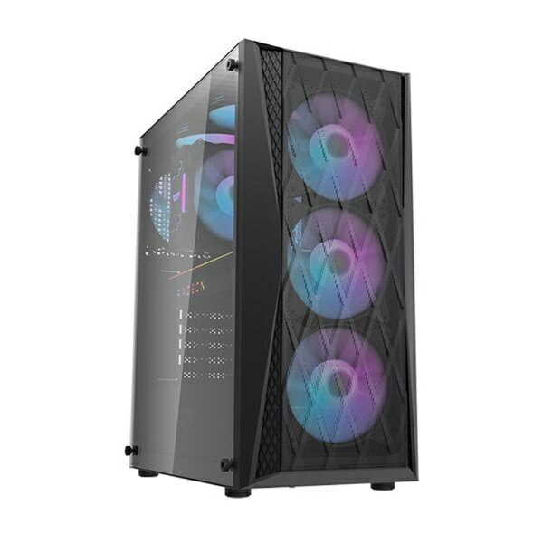 darkFlash｜ダークフラッシュ PCケース ATX /Micro /Mini-ITX DK352 ブラック DK352/BK/4ARGB