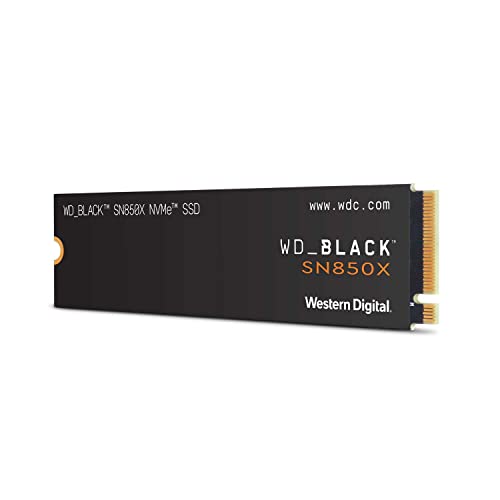Western Digital ウエスタンデジタル WD BLACK M.2 SSD 内蔵 4TB NVMe PCIe Gen4 x4 読取り最大 7300MB/s 書込み最大 6600MB/s WDS400T2X0E-EC SN850X