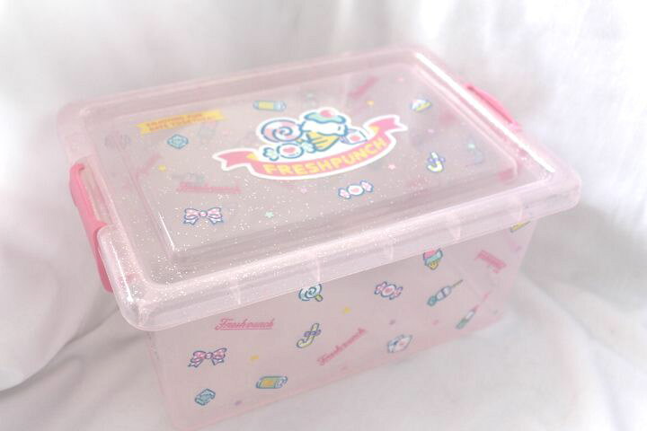 楽天市場】サンリオ フレッシュパンチ フタ付き収納ケースS | 価格