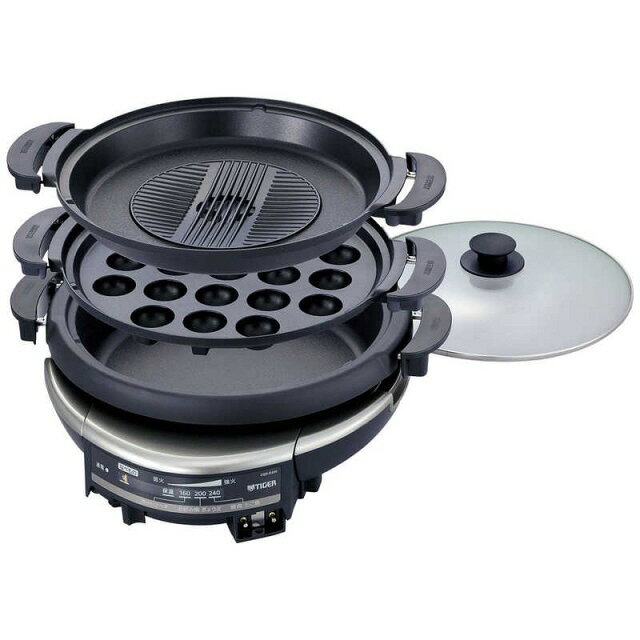 楽天市場】タイガー魔法瓶 グリルなべ(モウいちまい) CPW-B131/HR | 価格比較 - 商品価格ナビ TIGERグリルなべ/CPW-B131 HR/ダークグレー/2枚タイプ