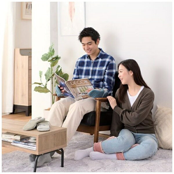 エレコム ロールウォーマー 2WAY 電熱 スモークネイビー(1個)