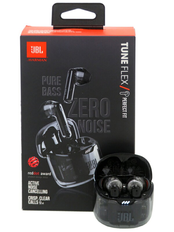 JBL 完全ワイヤレスイヤホン TUNE FLEX GHOST EDITION BLACK