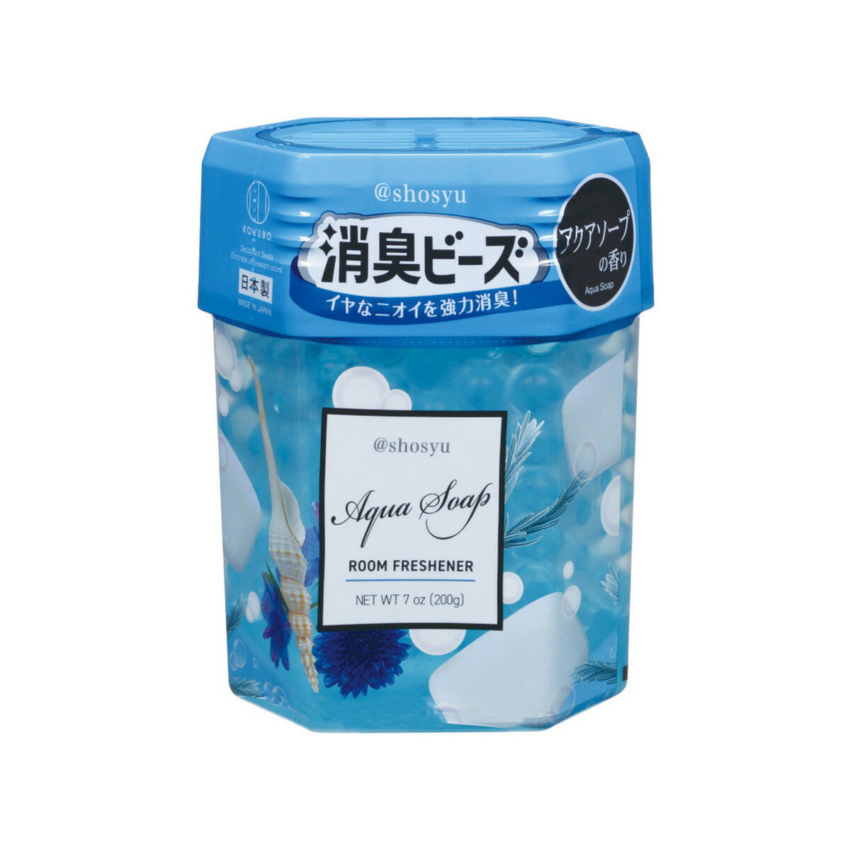 小久保工業所 アットショウシュウ消臭ビーズ アクアソープ 200g