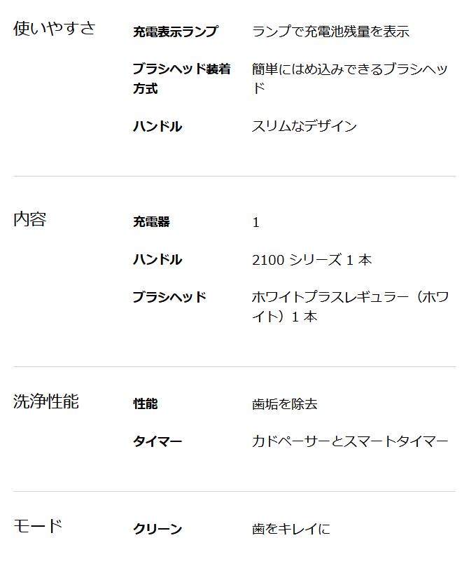 フィリップス ソニッケアー 2100シリーズ 電動歯ブラシ ライトブルー HX3651／32(1台)