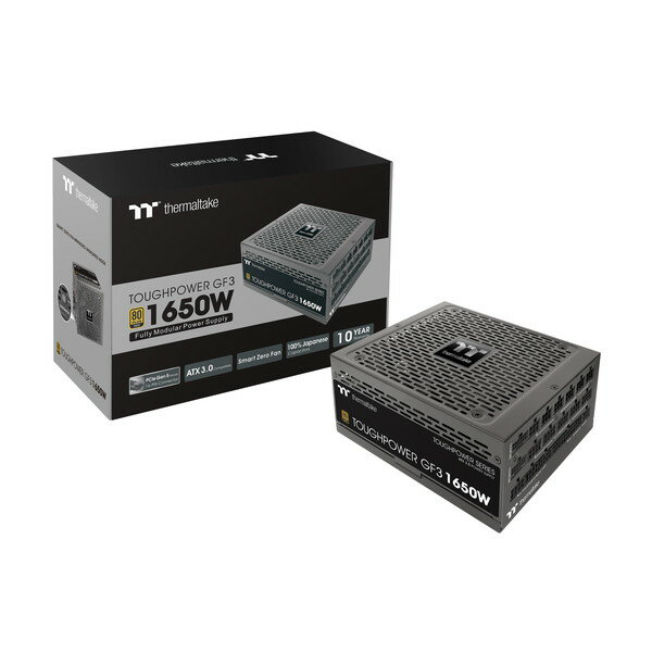 Thermaltake TOUGHPOWER GF3 1650W PCI Gen5.0 ATX3.0/PCIe 5.0ネイティブ対応 80PLUS GOLD PC電源ユニット PS-TPD-1650FNFAGJ-4 PS1244