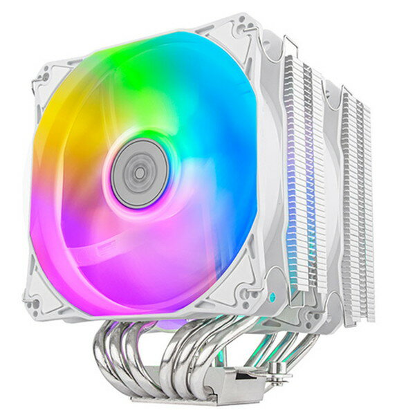 SilverStone｜シルバーストーン CPUクーラー 120mmファン LGA115x/1200/1700/1851/2011/2066・AM4/AM5 Hydrogon D120 ARGB ホワイト SST-HYD120W-ARGB