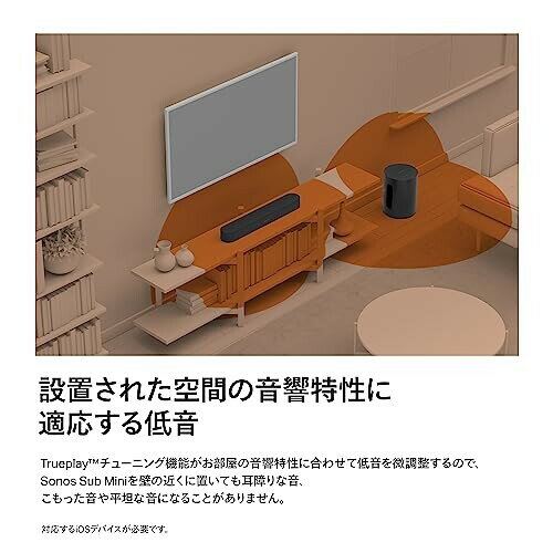 SONOS サウブーファー SUB MINI BLACK