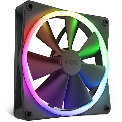 NZXT RF-R14SF-B1 F140RGB 140mm RGB Fans Single Black