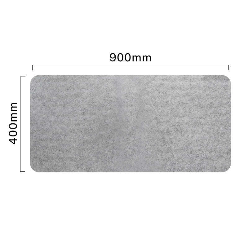 CROSSROAD TC-FDM900-LGY デスクマット 900x400mm フェルト ライトグレー