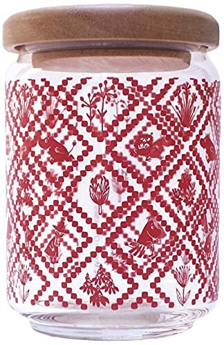 木蓋ガラスキャニスター 620ml 保存容器 ムーミン HISHIGATA RED 北欧 タカサカ インターナショナル ジャパン プレゼント