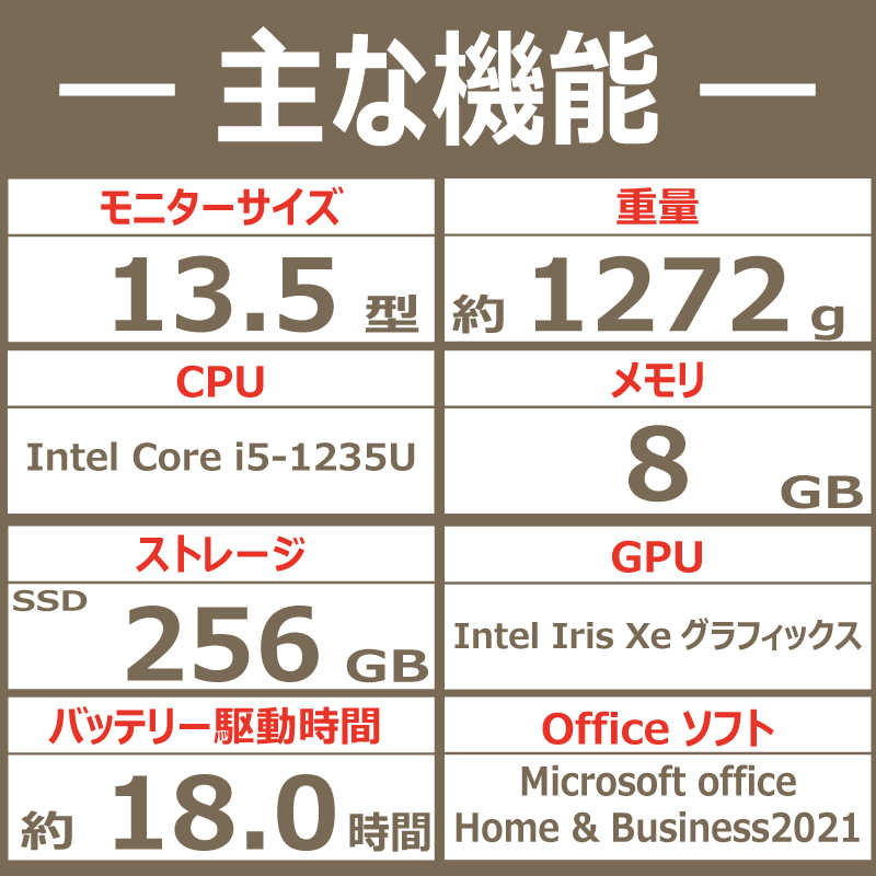 Microsoft｜マイクロソフト Surface Laptop 5 13.5インチ プラチナ Alcantara Windows 11 Home/Core i5/メモリ:8GB/SSD:256GB QZI-00020