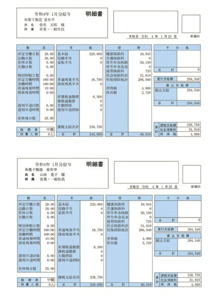 IRT かんたん給与印刷10