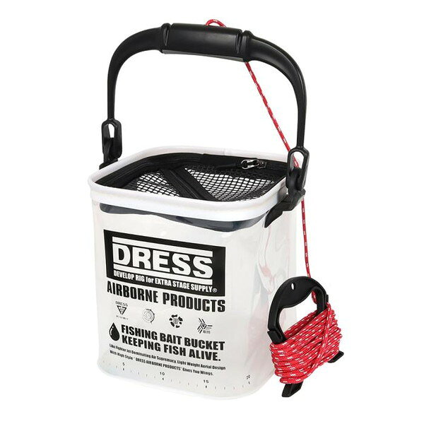 ドレス DRESS DRESS 活かし水汲みバケツ クリアホワイト