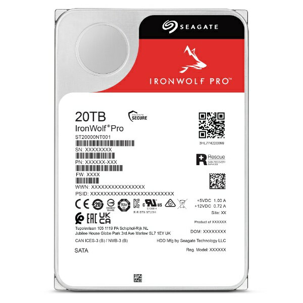 Seagate 3.5インチ内蔵HDD ST20000NT001