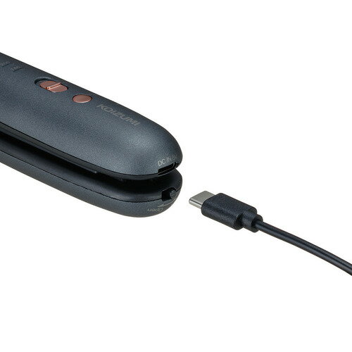 コイズミ コードレスストレートアイロン グレー KHS-8640／H(1台)