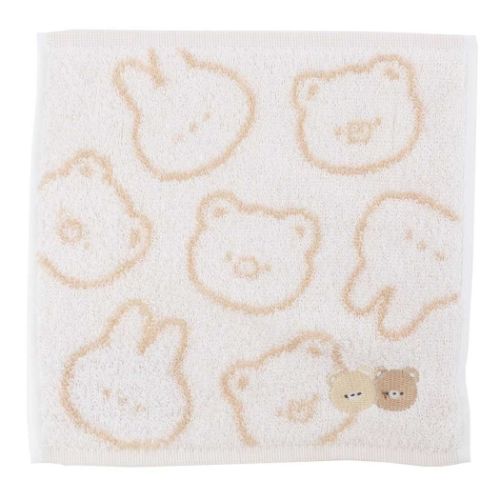 クーリア ジャガードミニタオル くまくま